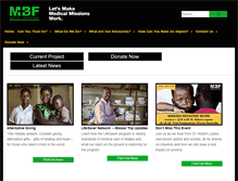 Tablet Screenshot of mbfoundation.org